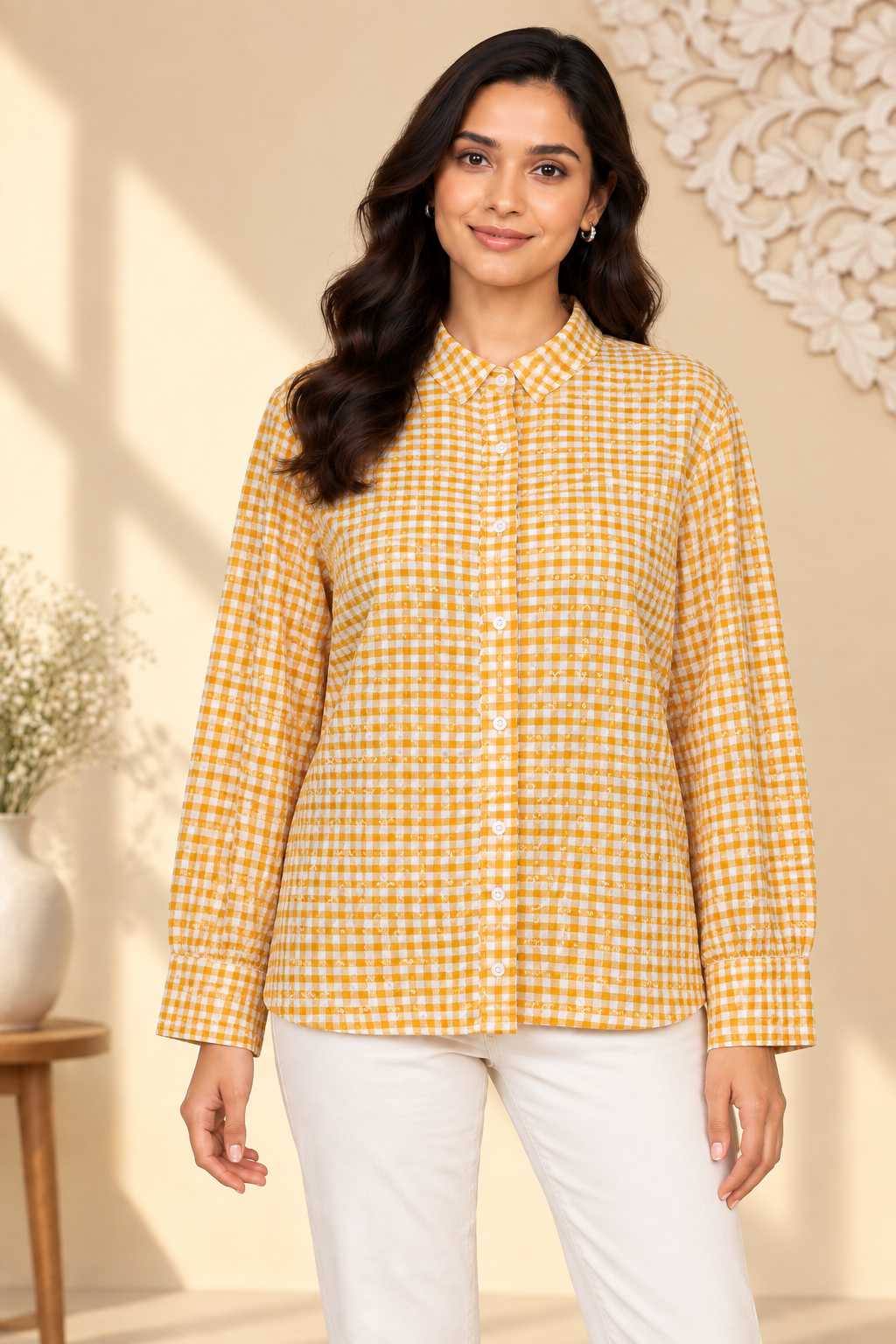 Citrus lace shirt