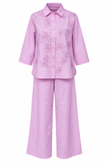 Pink Floral Cord Set