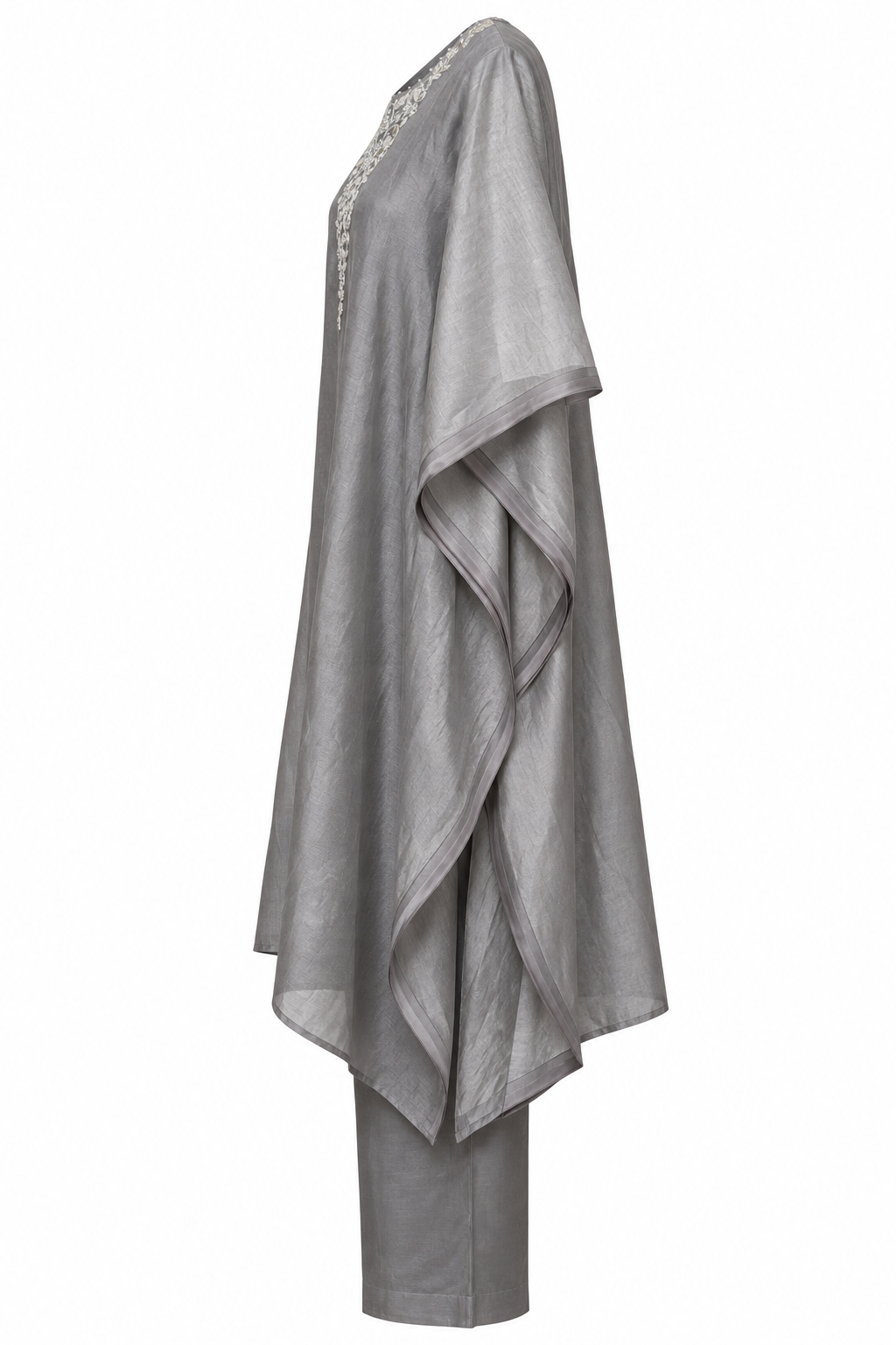 Elegant Gray Kaftan