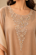 Golden Elegant Silk Kaftan