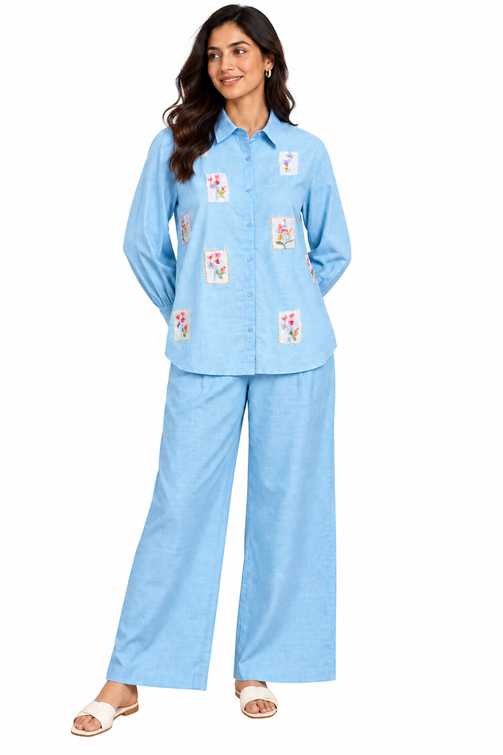 Pastel Blue Patch Set