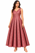 Scarlet Brocade Dress