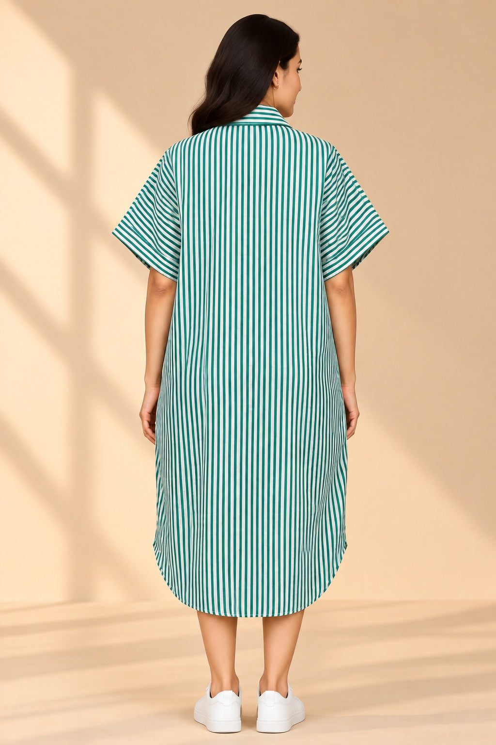 Striped Shirt-Dress