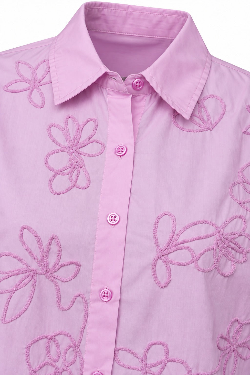 Pink Floral Cord Set