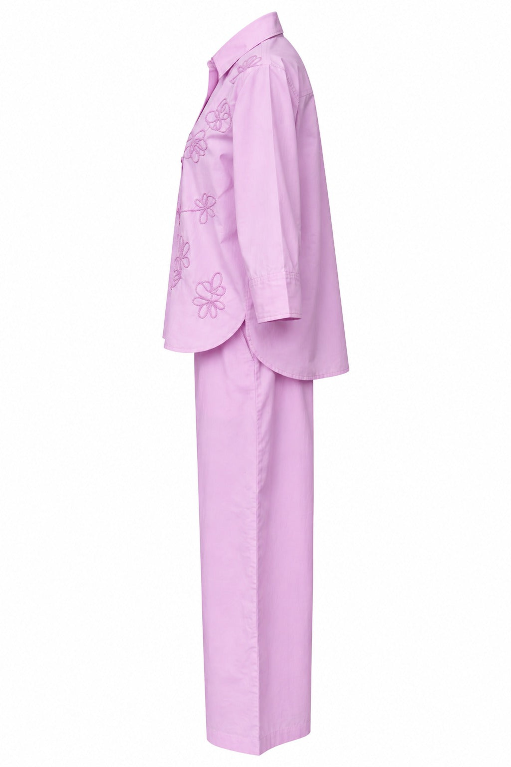 Pink Floral Cord Set