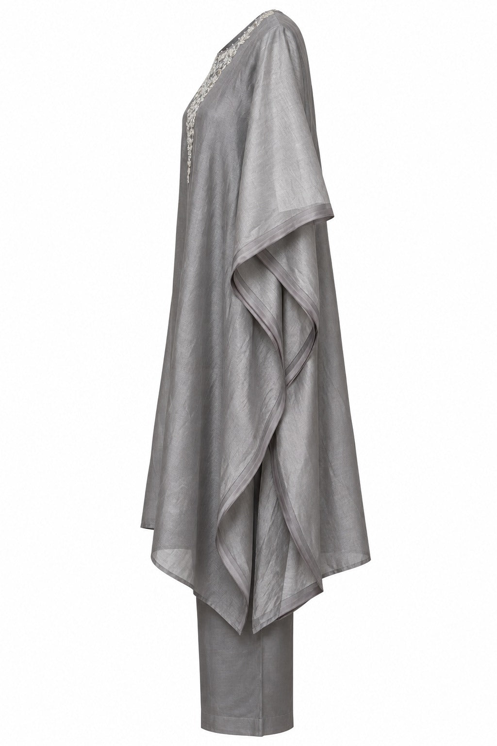 Elegant Gray Kaftan