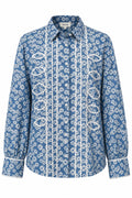 Blue Floral Shirt