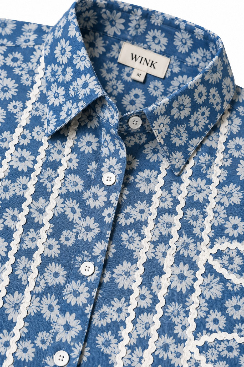 Blue Floral Shirt